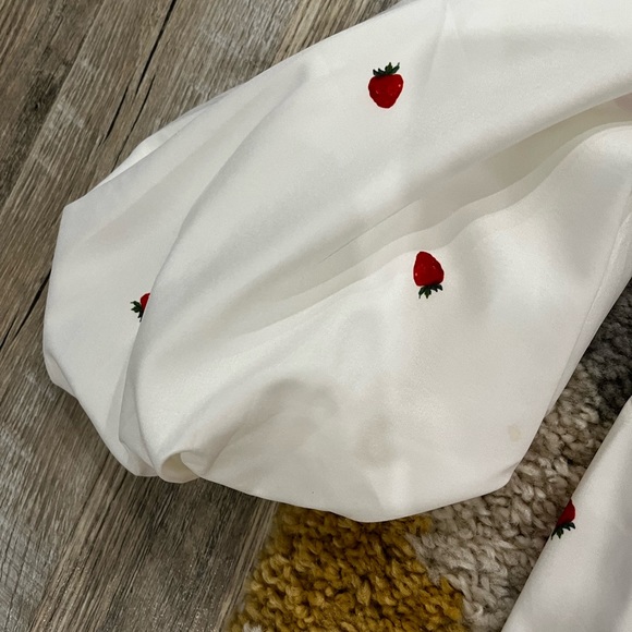 Strawberry White Formal Dress - Picture 8 of 8